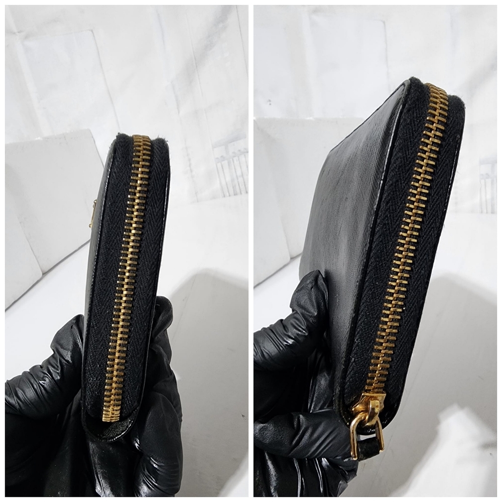 Prada Saffiano Leather Zippy Long Continental Wallet Black - Picture 5 of 13